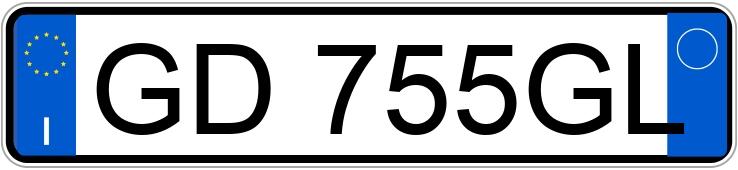 Numer rejestracyjny GD755GL posiada LANCIA Ypsilon 3a serie Numer rejestracyjny GD755GL posiada LANCIA Ypsilon 3a serie