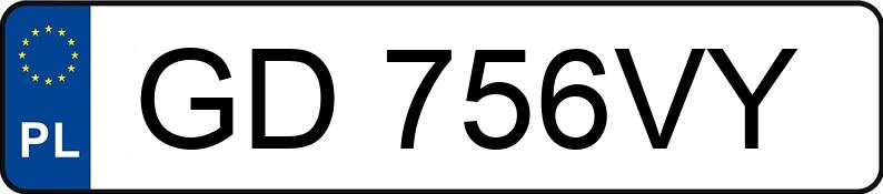 Numer rejestracyjny GD 756VY posiada VOLKSWAGEN POLO - GD756VY