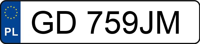 Numer rejestracyjny GD 759JM posiada FORD Focus 1.6 MR`08 E4 Gold X - GD759JM