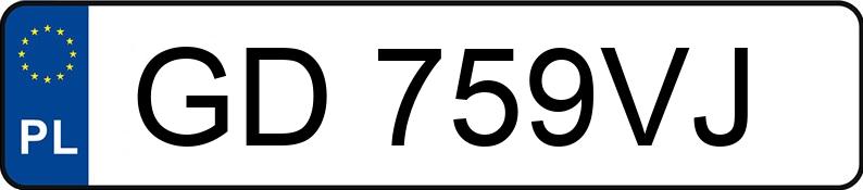 Numer rejestracyjny GD 759VJ posiada BMW 316 - GD759VJ Numer rejestracyjny GD 759VJ posiada BMW 316 - GD759VJ