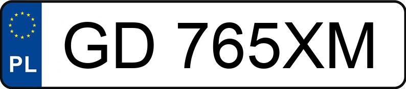 Numer rejestracyjny GD 765XM posiada FORD Fiesta 1.0 EcoBoost MR`17 E6 Active X - GD765XM