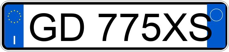 Numer rejestracyjny GD775XS posiada AUDI A4 5a serie Numer rejestracyjny GD775XS posiada AUDI A4 5a serie