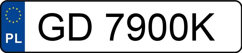 Numer rejestracyjny GD 7900K posiada AUDI A4 1.8 Kat. MR`99 B5 Aut. - GD7900K