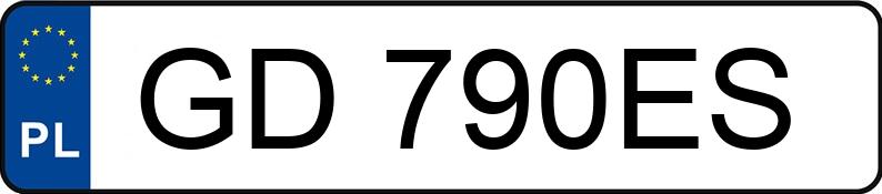 Numer rejestracyjny GD 790ES posiada RENAULT Espace III 2.0 MR`97 RT - GD790ES Numer rejestracyjny GD 790ES posiada RENAULT Espace III 2.0 MR`97 RT - GD790ES