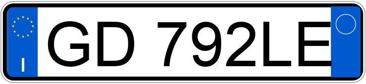 Numer rejestracyjny GD792LE posiada FIAT Panda Cross