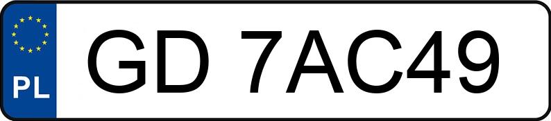 Numer rejestracyjny GD 7AC49 posiada SKODA Kodiaq 2.0 TDi MR`24 E6 Sportline SCR 4x4 DSG - GD7AC49