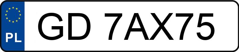 O número de registro GD 7AX75 tem CHRYSLER Town & Country 3.8 Kat. MR`01 E3 LX Aut. - GD7AX75
