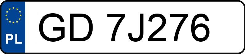 Numer rejestracyjny GD 7J276 posiada MERCEDES-BENZ S 320 CDI MR`05 E4 221 S 320 CDI MR`05 E4 221 - GD7J276