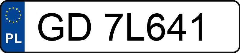 Numer rejestracyjny GD 7L641 posiada BMW 320 Touring Diesel MR`06 E4 E91 320 Touring Diesel MR`06 E4 E91 - GD7L641