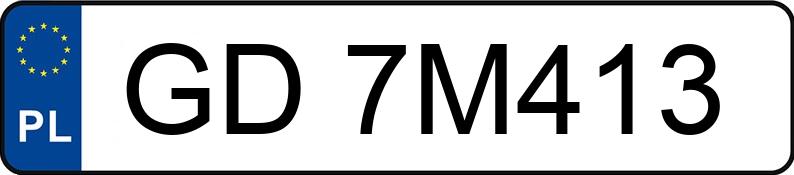Numer rejestracyjny GD 7M413 posiada BMW M 3 3.0 MR`22 E6d/e G80 xDrive Competition Step - GD7M413 Numer rejestracyjny GD 7M413 posiada BMW M 3 3.0 MR`22 E6d/e G80 xDrive Competition Step - GD7M413