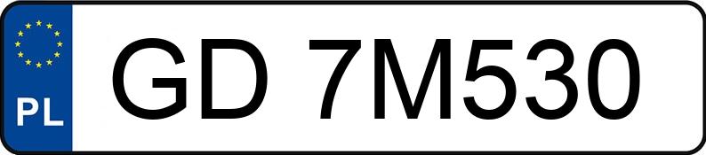 Numer rejestracyjny GD 7M530 posiada AUDI A5 SPORTBACK - GD7M530 Numer rejestracyjny GD 7M530 posiada AUDI A5 SPORTBACK - GD7M530