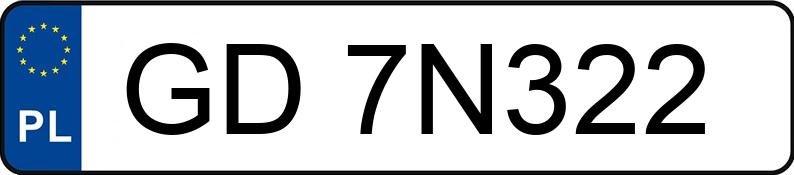 Numer rejestracyjny GD 7N322 posiada BMW 530 Touring Diesel MR`03 E3 E61 530 Touring Diesel MR`03 E3 E61 - GD7N322