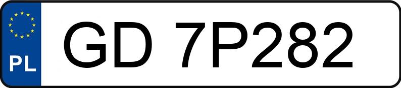 Numer rejestracyjny GD 7P282 posiada BMW 1 - GD7P282 Numer rejestracyjny GD 7P282 posiada BMW 1 - GD7P282