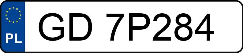 Numer rejestracyjny GD 7P284 posiada HYUNDAI KONA - GD7P284 Numer rejestracyjny GD 7P284 posiada HYUNDAI KONA - GD7P284