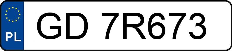 Numer rejestracyjny GD 7R673 posiada ALFA ROMEO Giulia 2.0 Turbo MR`23 E6d.4 952 Tributo Italiano Q4 Aut. - GD7R673