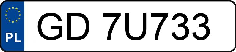 Numer rejestracyjny GD 7U733 posiada HONDA Accord 2.0 MR`85 EX - GD7U733