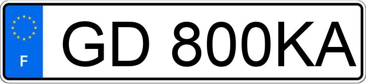 Numer rejestracyjny GD800KA posiada PEUGEOT 208 II