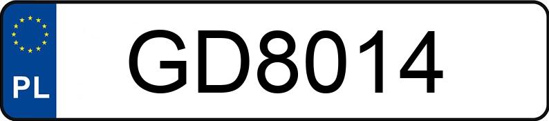 Numer rejestracyjny GD 8014 posiada BMW Skutery C1 - GD8014
