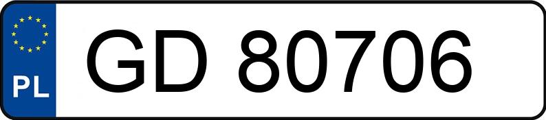 Numer rejestracyjny GD 80706 posiada MAZDA 323F 2.0 Kat. MR`95 GT - GD80706 Numer rejestracyjny GD 80706 posiada MAZDA 323F 2.0 Kat. MR`95 GT - GD80706