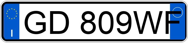 Numer rejestracyjny GD809WF posiada SKODA Octavia 4a serie