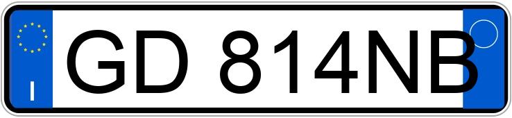 Numer rejestracyjny GD814NB posiada MERCEDES Classe A