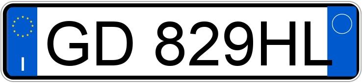 Numer rejestracyjny GD829HL posiada SUBARU XV 2a serie Numer rejestracyjny GD829HL posiada SUBARU XV 2a serie