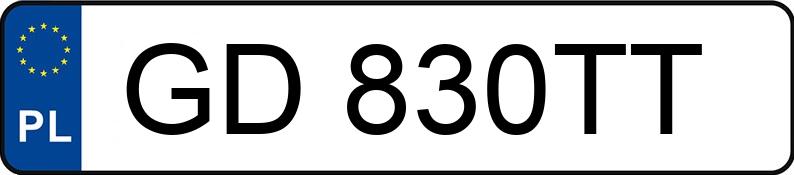 Numer rejestracyjny GD 830TT posiada MERCEDES-BENZ E 320 - GD830TT