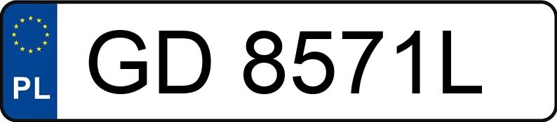 Numer rejestracyjny GD 8571L posiada VOLVO 240 2.3 Kat. GL Classic - GD8571L