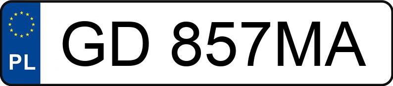 Numer rejestracyjny GD 857MA posiada AUDI A3 1.9 TDI - GD857MA Numer rejestracyjny GD 857MA posiada AUDI A3 1.9 TDI - GD857MA