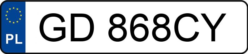 Numer rejestracyjny GD 868CY posiada FIAT Seicento 0.9 Kat. Young - GD868CY