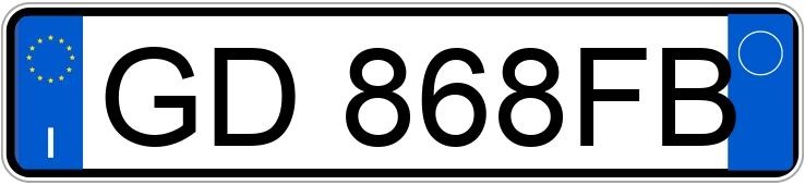 Numer rejestracyjny GD868FB posiada FIAT Panda Cross Numer rejestracyjny GD868FB posiada FIAT Panda Cross