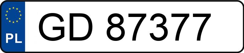 Numer rejestracyjny GD 87377 posiada FIAT Palio Weekend 1.2 Kat. MR`02 E3 60 EL - GD87377