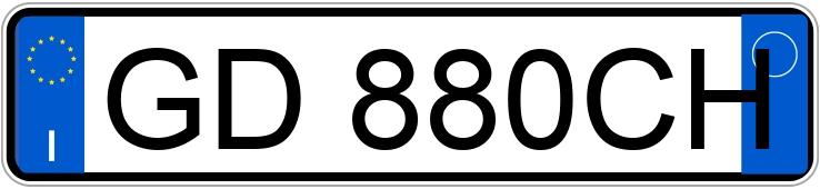 Numer rejestracyjny GD880CH posiada VOLKSWAGEN Polo 6a serie