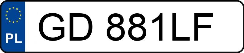 Numer rejestracyjny GD 881LF posiada BMW 328i MR`12 E5 F30 xDrive - GD881LF Numer rejestracyjny GD 881LF posiada BMW 328i MR`12 E5 F30 xDrive - GD881LF