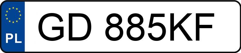 Numer rejestracyjny GD 885KF posiada VOLKSWAGEN Passat B6 2.0 TDI-CR MR`05 E5 Trendline - GD885KF Numer rejestracyjny GD 885KF posiada VOLKSWAGEN Passat B6 2.0 TDI-CR MR`05 E5 Trendline - GD885KF