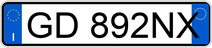 Numer rejestracyjny GD892NX posiada PORSCHE Panamera 2a serie