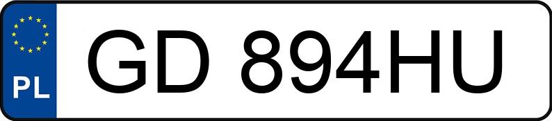 Numer rejestracyjny GD 894HU posiada HYUNDAI GETZ - GD894HU