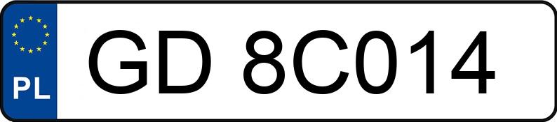 Numer rejestracyjny GD 8C014 posiada BMW 320i MR`19 E6d G20 xDrive Steptronic - GD8C014