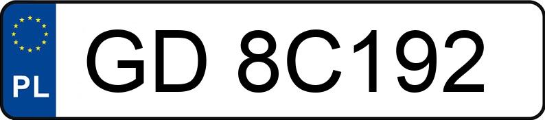 Numer rejestracyjny GD 8C192 posiada MERCEDES-BENZ E 220 D 4MATIC 212 - GD8C192