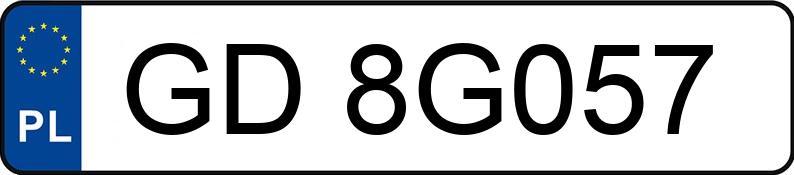 Numer rejestracyjny GD 8G057 posiada BMW M6 - GD8G057