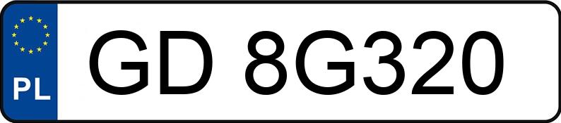 Numer rejestracyjny GD 8G320 posiada VOLVO XC 60 2.0 B4 D MILD HYBRID MR`21 E6 Inscription AWD Getr - GD8G320