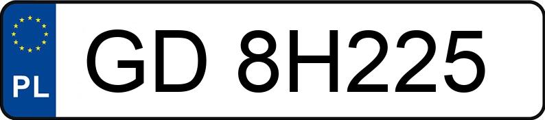 Numer rejestracyjny GD 8H225 posiada FORD Kuga 2.0 TDCi MR`17 E6 Vignale AWD Powershift - GD8H225