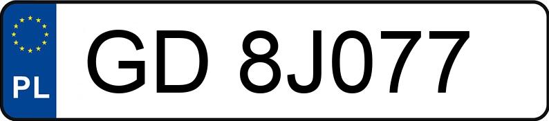 Numer rejestracyjny GD 8J077 posiada PEUGEOT 108 MR`14 E6 Collection Aut. - GD8J077