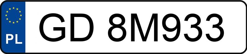 Numer rejestracyjny GD 8M933 posiada TOYOTA RAV 4 2.0 MR`13 E5 Prestige 4x4 - GD8M933