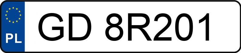 Numer rejestracyjny GD 8R201 posiada JEEP Wrangler 2.8 CRD MR`11 E5 Sport Aut. - GD8R201