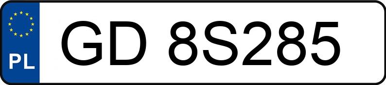 Numer rejestracyjny GD 8S285 posiada HONDA CIVIC - GD8S285