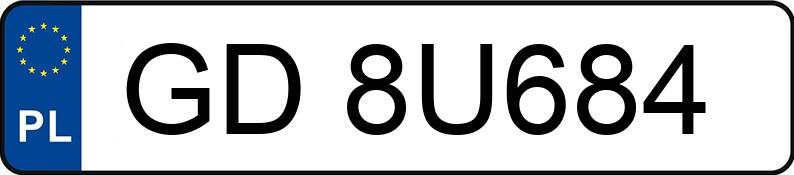 Numer rejestracyjny GD 8U684 posiada SKODA OCTAVIA - GD8U684