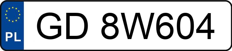 Numer rejestracyjny GD 8W604 posiada AUDI A5 LIMOUSINE - GD8W604 Numer rejestracyjny GD 8W604 posiada AUDI A5 LIMOUSINE - GD8W604