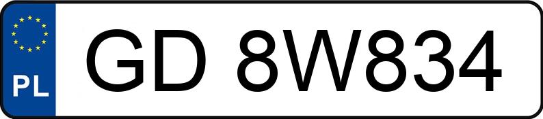 Numer rejestracyjny GD 8W834 posiada TOYOTA Yaris Cross 1.5 Hybrid Dynamic Force MR`21 E6AP Style 130 FWD e-CVT - GD8W834