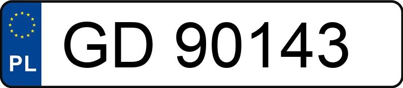 Numer rejestracyjny GD 90143 posiada OPEL Corsa C 1.2 MR`00 E3 Cosmo - GD90143